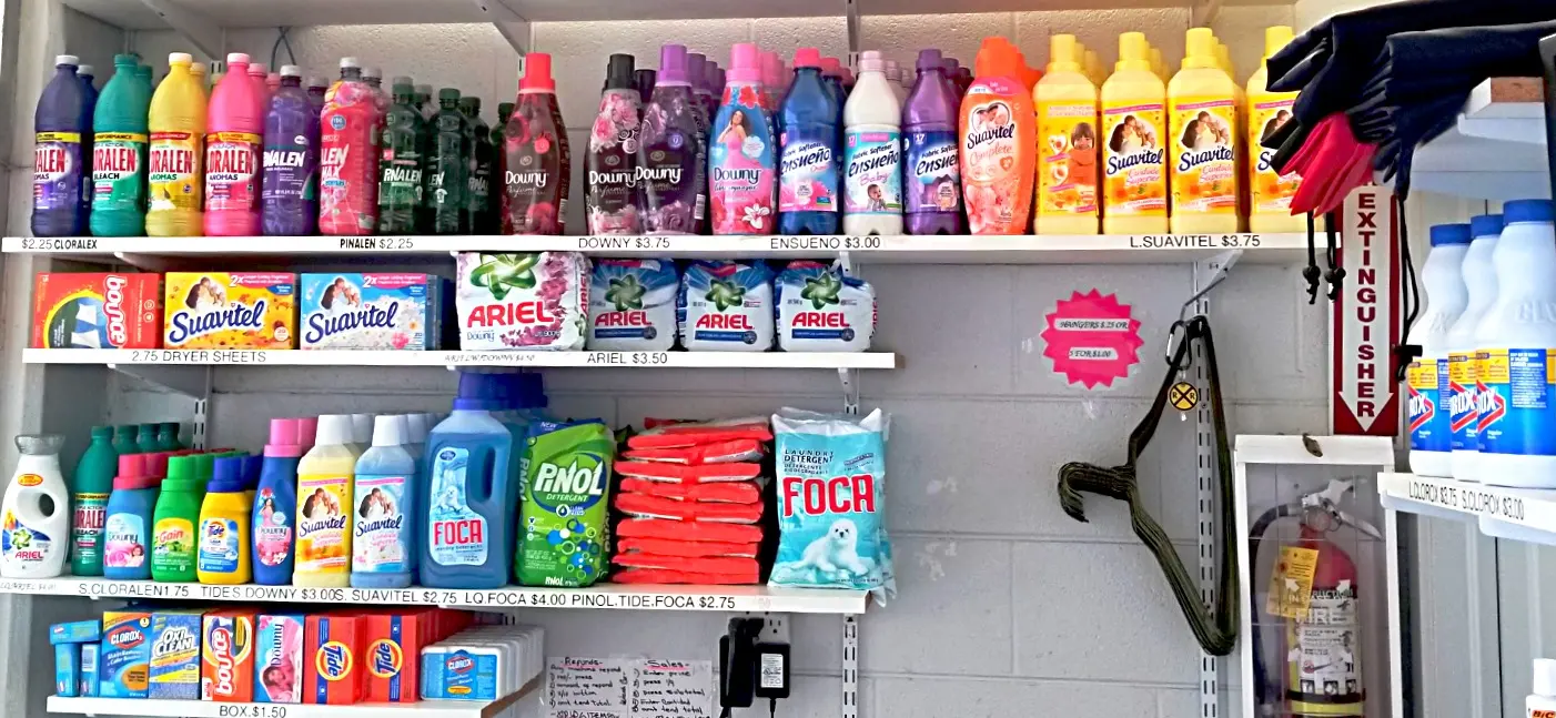 Modern laundry machines at Wash'em Up Laundry #1 - Laundromat Denver