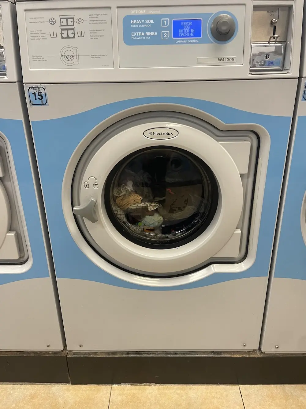 Modern laundry machines at Wash'em Up Laundry #5 - Laundromat Thornton